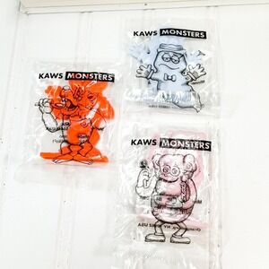 KAWS Monsters Figures Set of 3‎ Limited Edition General Mills 2022 SEALED